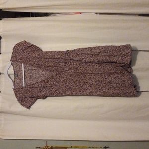 Aerie Flutter Sleeve Wrap Dress